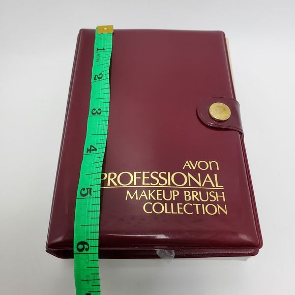 Vintage Avon Professional Travel Makeup Brush Collection 4 Piece Set - Picture 3 of 10